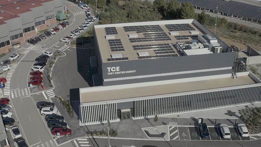 Imagen aérea de las instalciones del Test Center Energy