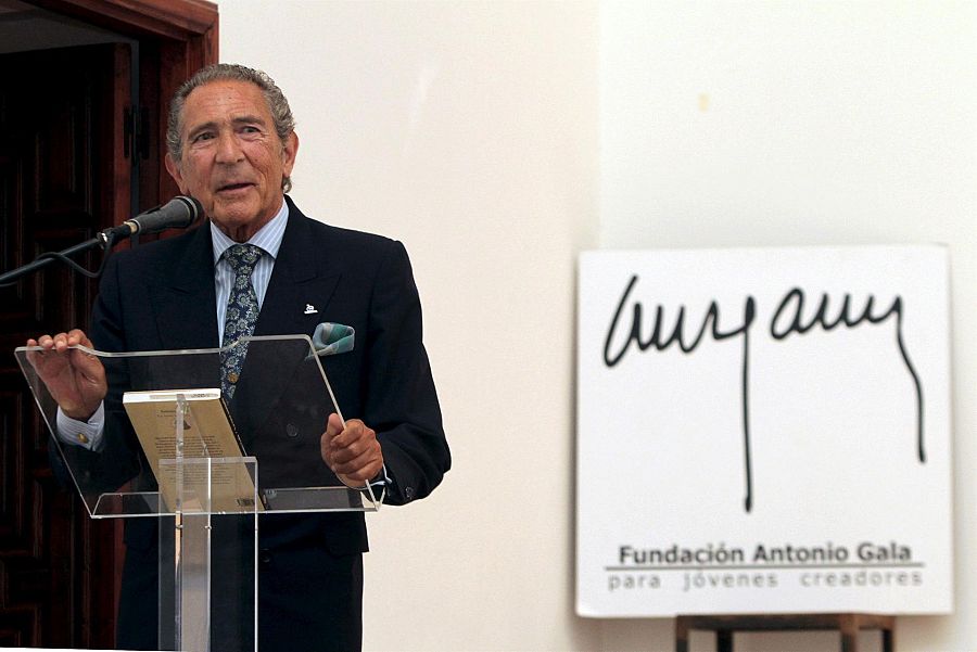 Antonio Gala en su Fundación para Jóvenes Creadores