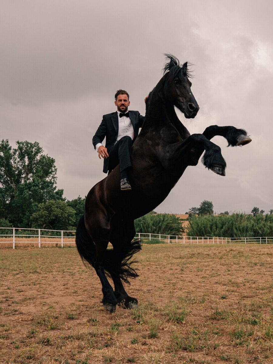 Napoleón, el caballo modelo con el que posó Victoria Federica