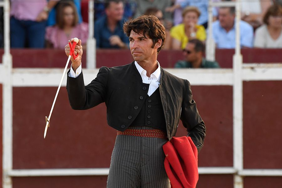 Cayetano Rivera en una corrida de toros en 2022