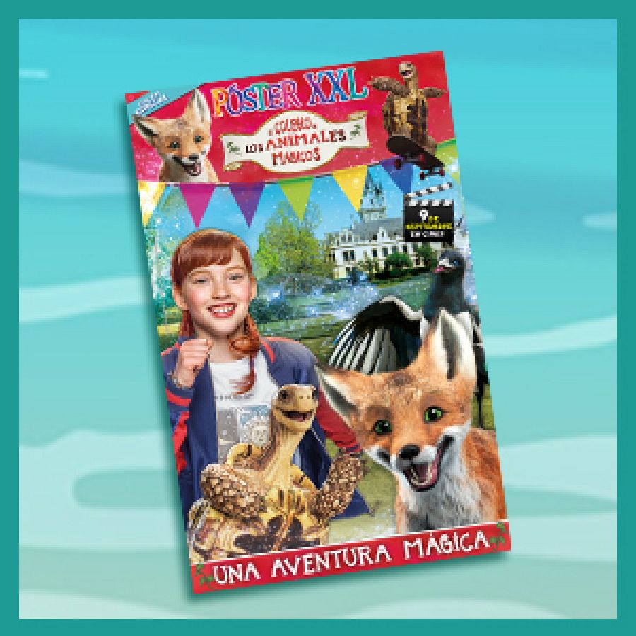 Revista Clan Agosto 2022 - Póster película 'El colegio de los animales mágicos'