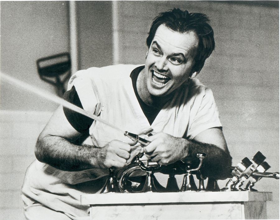 Jack Nicholson en 'Alguien voló sobre el nido del cuco' (1975)