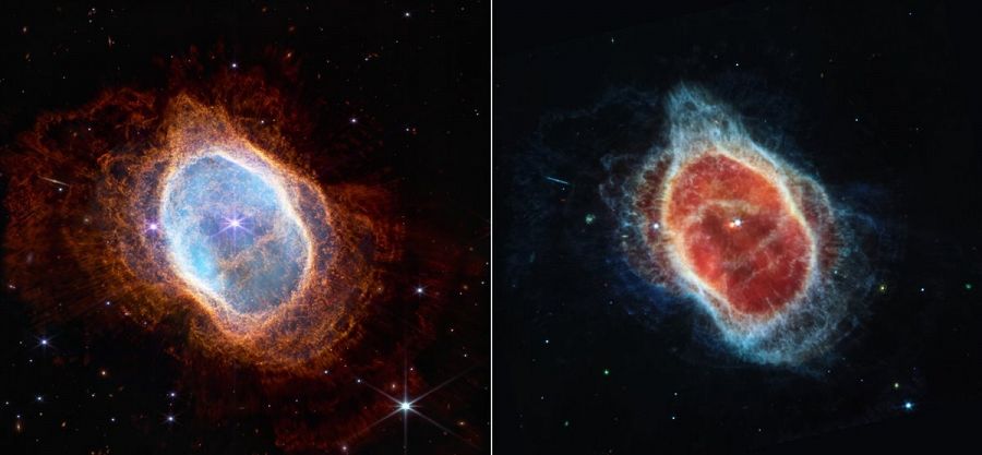 Esta escena fue creada por una estrella enana blanca, que tras despojarse de sus capas externas dejó de quemar combustible a través de la fusión nuclear