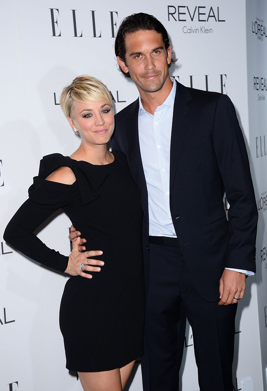 La actriz Kaley Cuoco y el tenista Ryan Sweeting (2014)