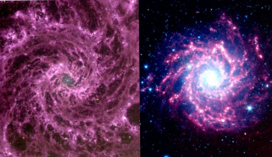 La visión del conjunto de estrellas convierte a la fotografía en información ilimitada