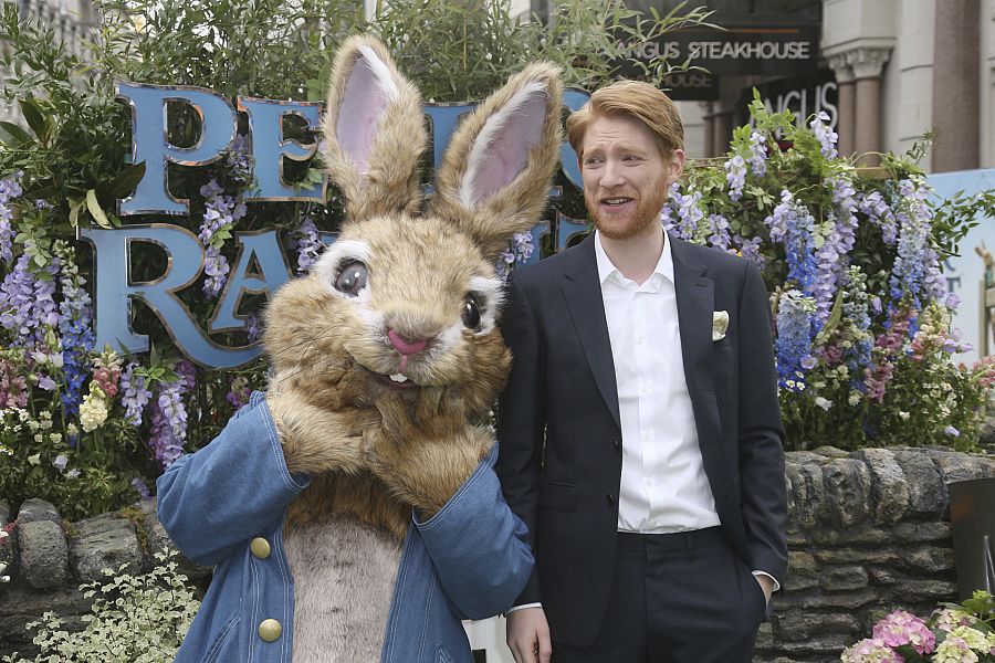 El actor irlandés Domhnall Gleeson, protagonista de 'Peter Rabbit'