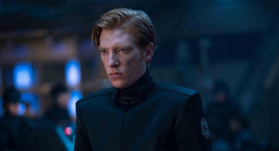 Domhnall Gleeson como el General Hux de la saga 'Star Wars'