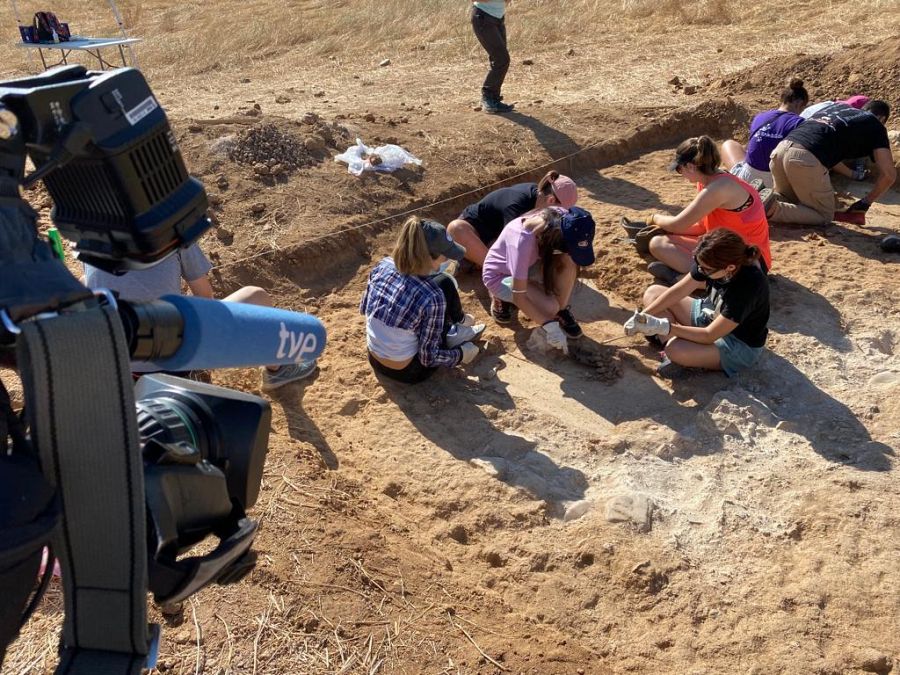 El mosaico pertenece a una vivienda romana que aún permanece enterrada