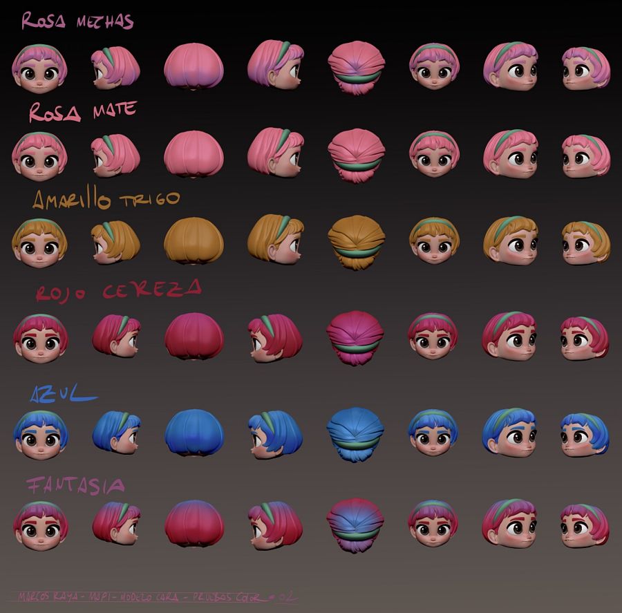 Mapi tuvo muchos cambios de 'look' antes de su debut