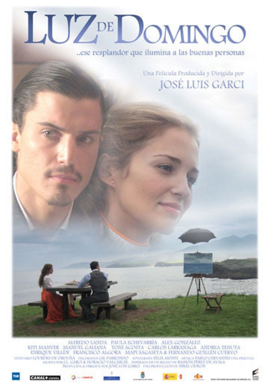 Cartel de la película 'Luz de domingo', Paula Echevarría y Alex González