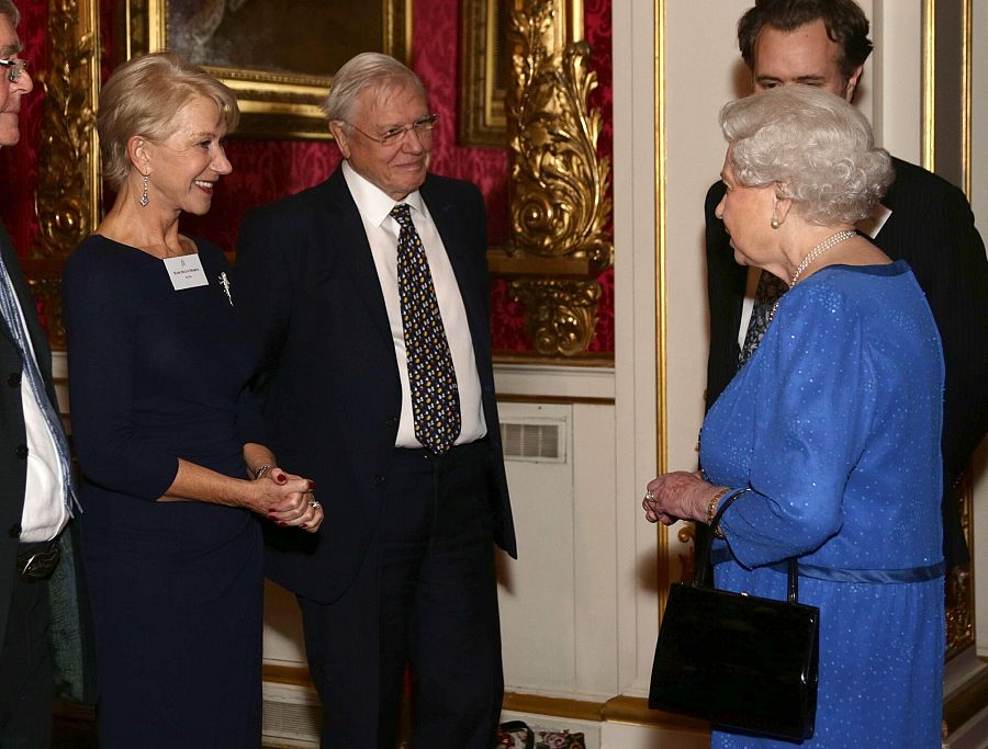 Helen Mirren y la reina Isabel II