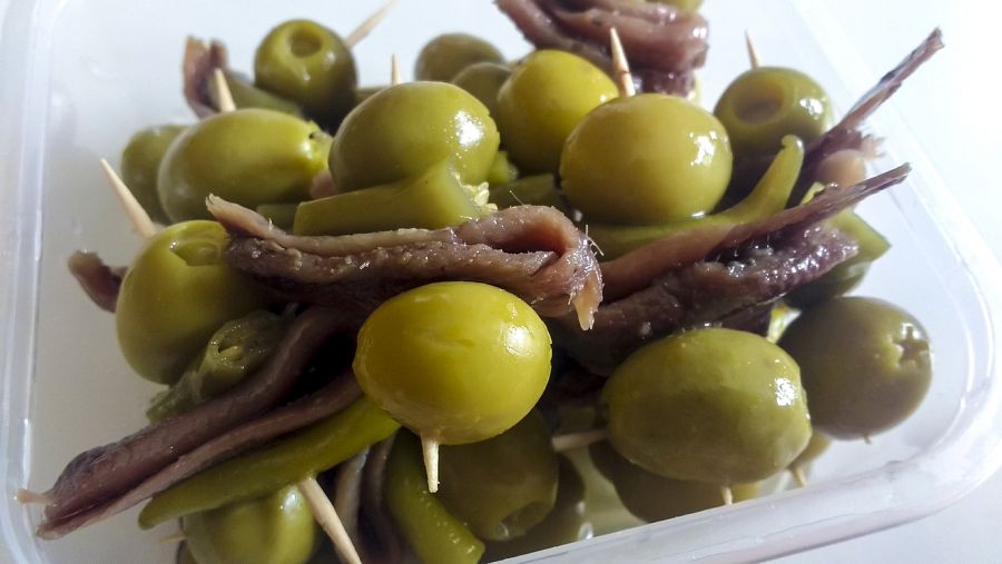 Imagen de plato con gildas