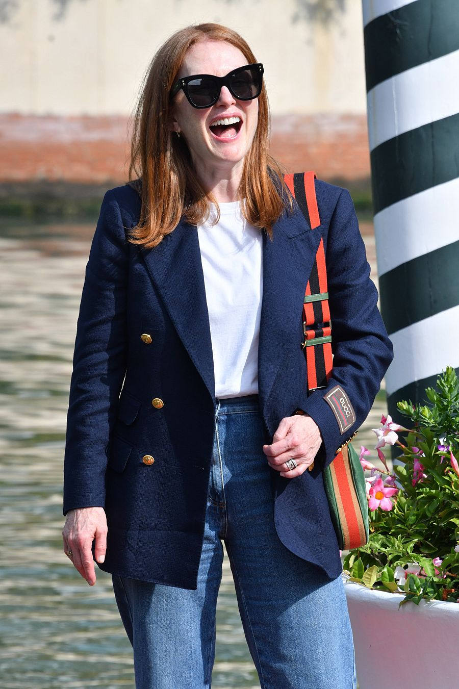 Julianne Moore, esta tarde a su llegada a la 79º Venice Film Festival 2022