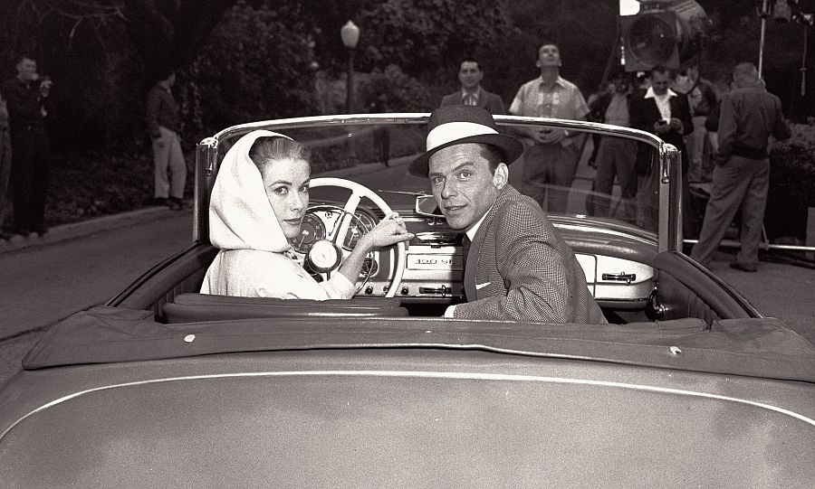 Grace Kelly y Fran Sinatra en 