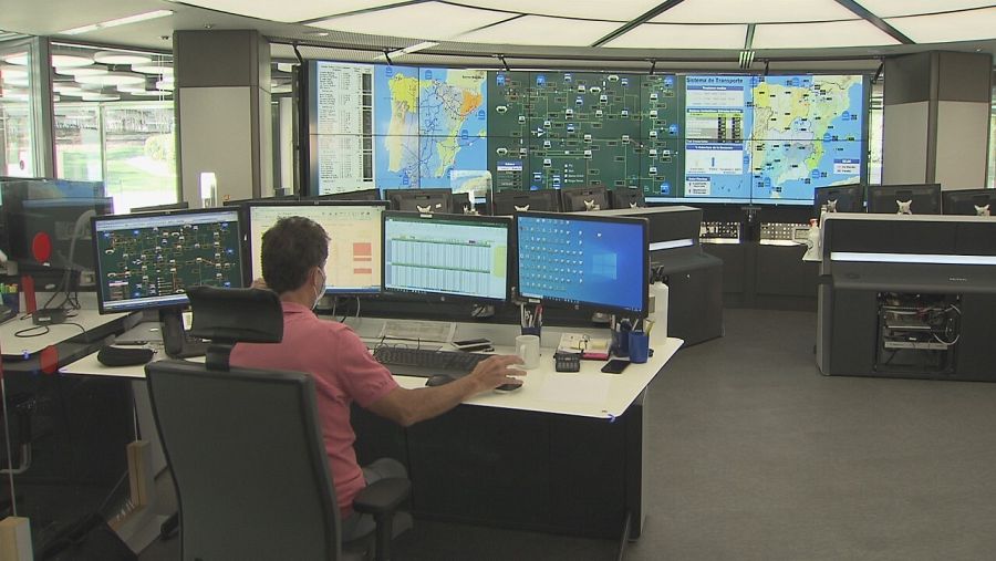 Sala de control de Enagás