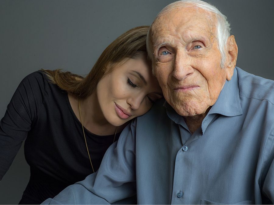 Angelina Jolie y Louis Zamperini fueron muy amigos