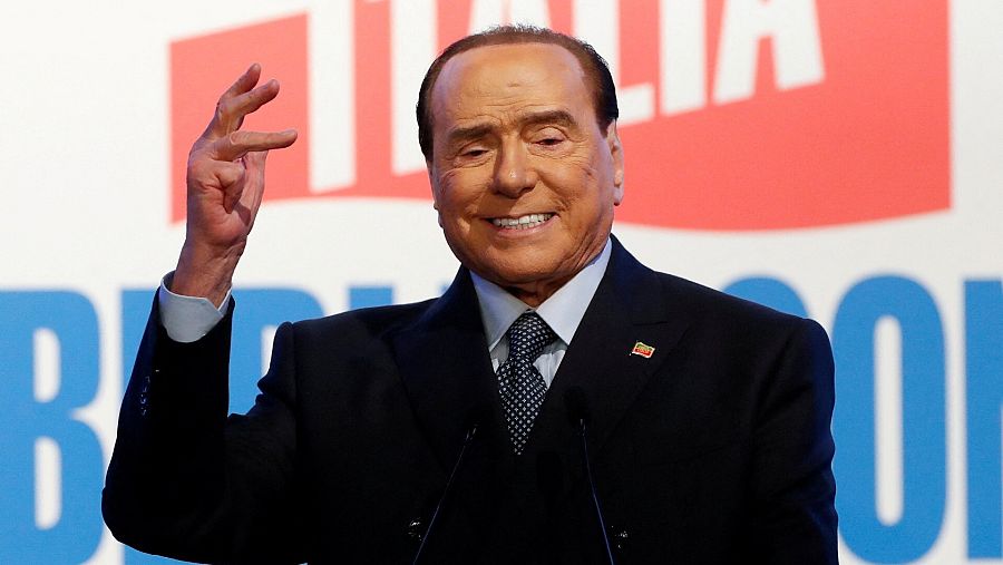 El exprimer ministro italiano y líder de Forza Italia, Silvio Berlusconi. Foto: REUTERS/Remo Casilli