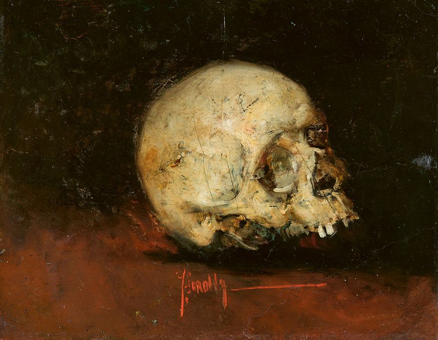 'Estudio de una calavera' (1883)