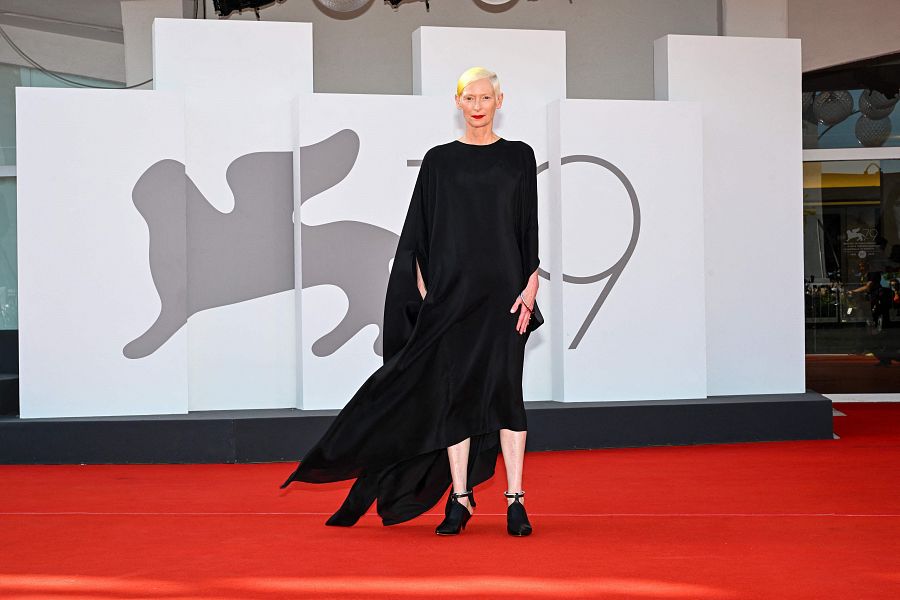 Tilda Swinton en la 79ª edición del Festival de Venecia