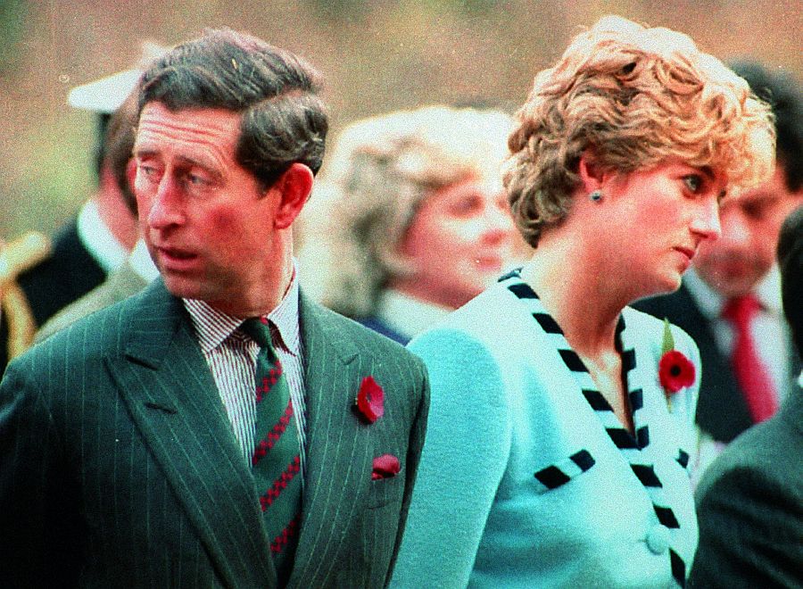El príncipe Carlos y Diana de Gales en una imagen de 1992