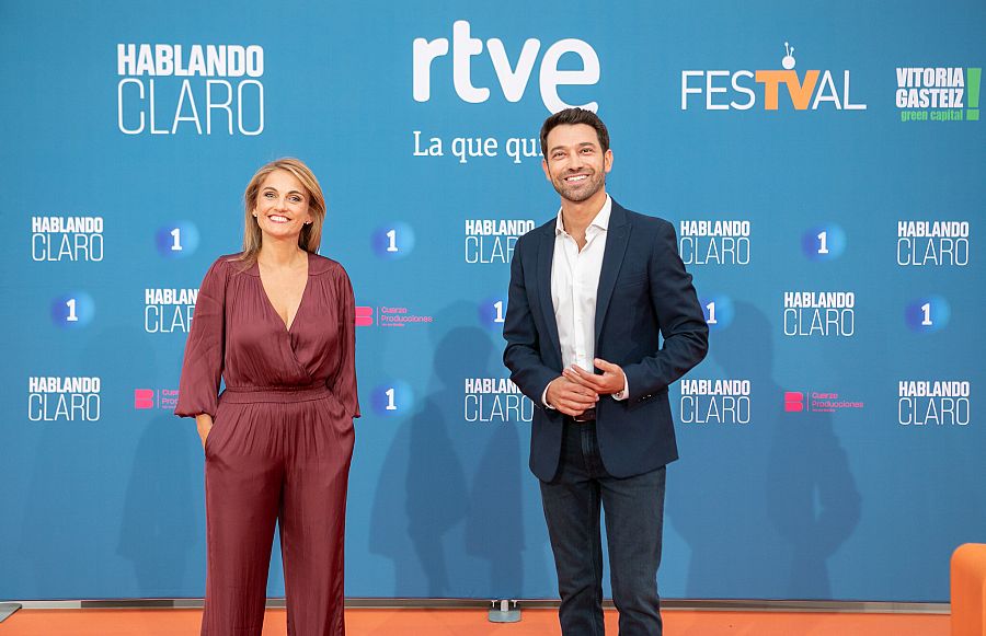 Lourdes Maldonado y Marc Calderó en el FesTVal Vitoria 2022