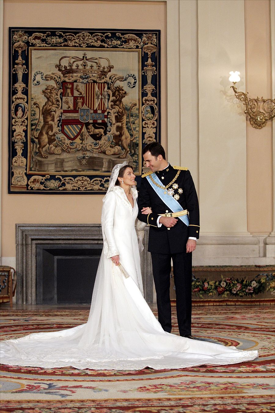 Don Felipe y doña Letizia el día de su boda