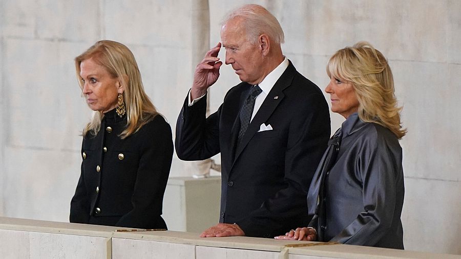 El presidente y la primera dama de EE.UU., Joe Biden y Jill Biden