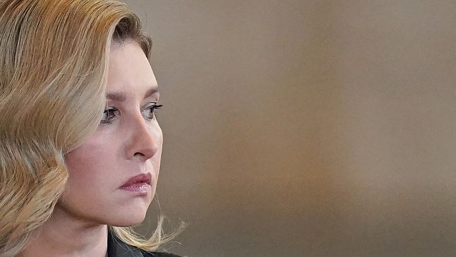 La primera dama de Ucrania, Olena Zelenska