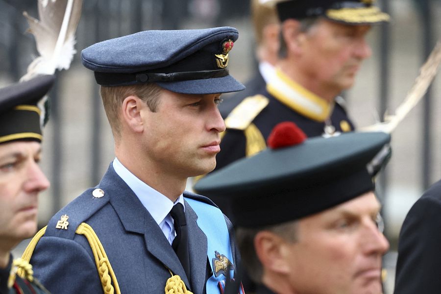 El príncipe Guillermo acude al funeral de la reina Isabel II Westminster