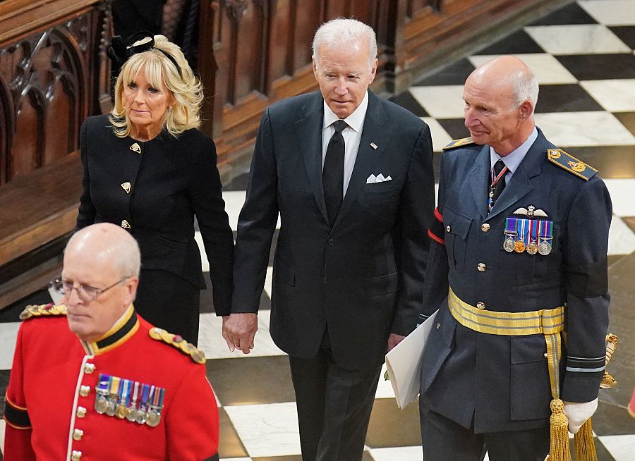 El presidente estadounidense, Joe Biden, y la primera dama Jill Biden