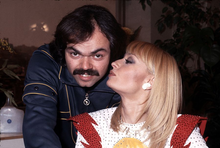 Raffaella Carra y Sergio Japino