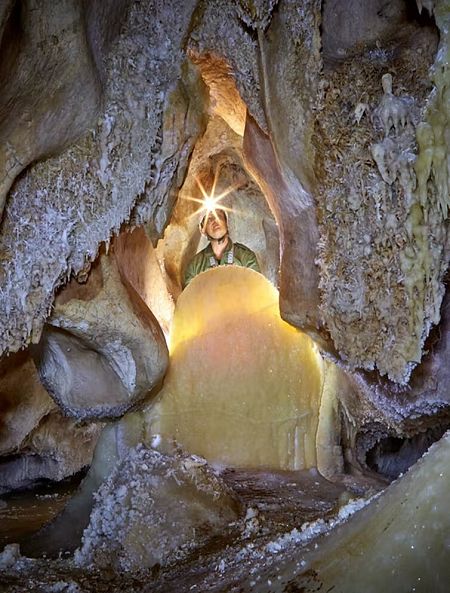 Estegamita en la Cueva de las estegamitas de Málaga
