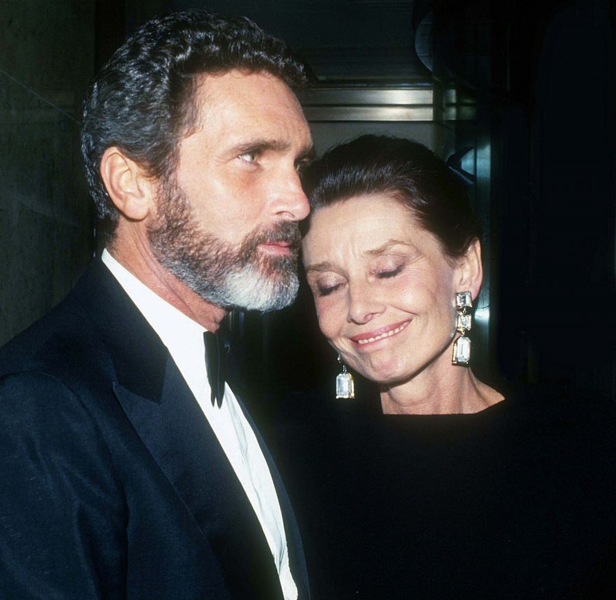 Audrey Hepburn y Robert Wolders, su último amor