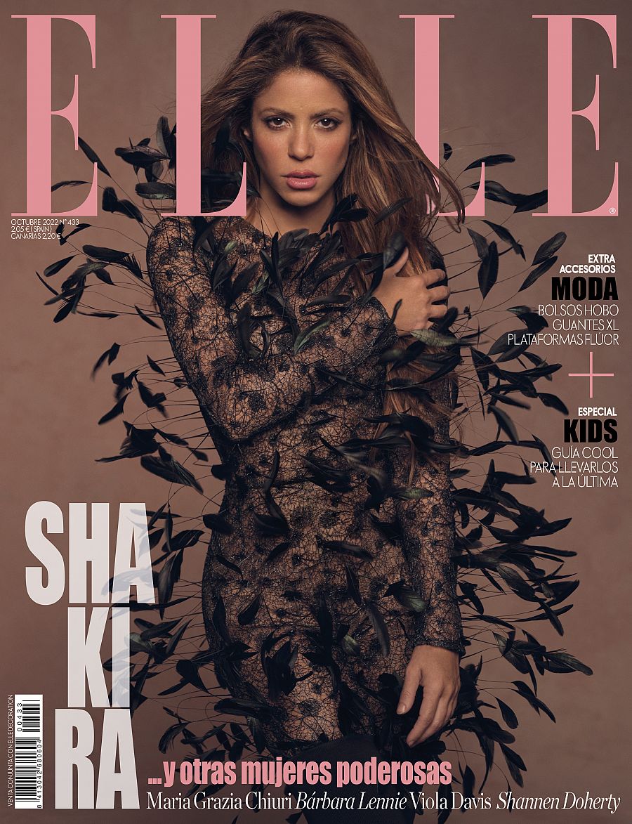 Shakira posa en exclusiva para 'ELLE'