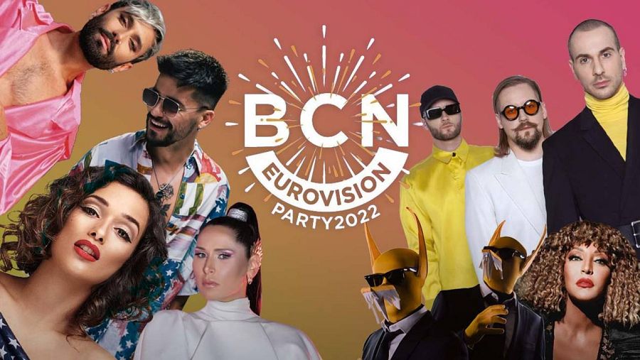 Cartel Barcelona Eurovisión Party 2022