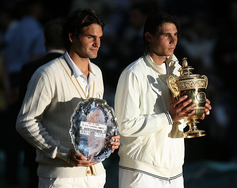 Rafa Nadal venció a Federer en Wimbledon 2008