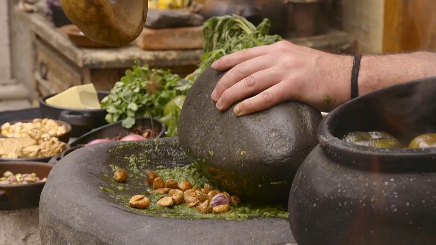 Receta de ocopa de cordero de Javier Peña en Arequipa