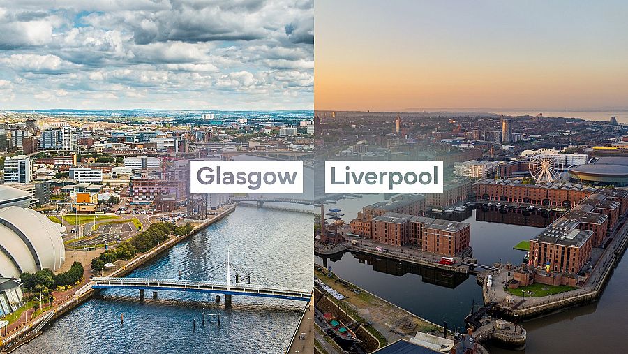 Glasgow o Liverpool, una de las dos ciudades albergará Eurovisión en 2023