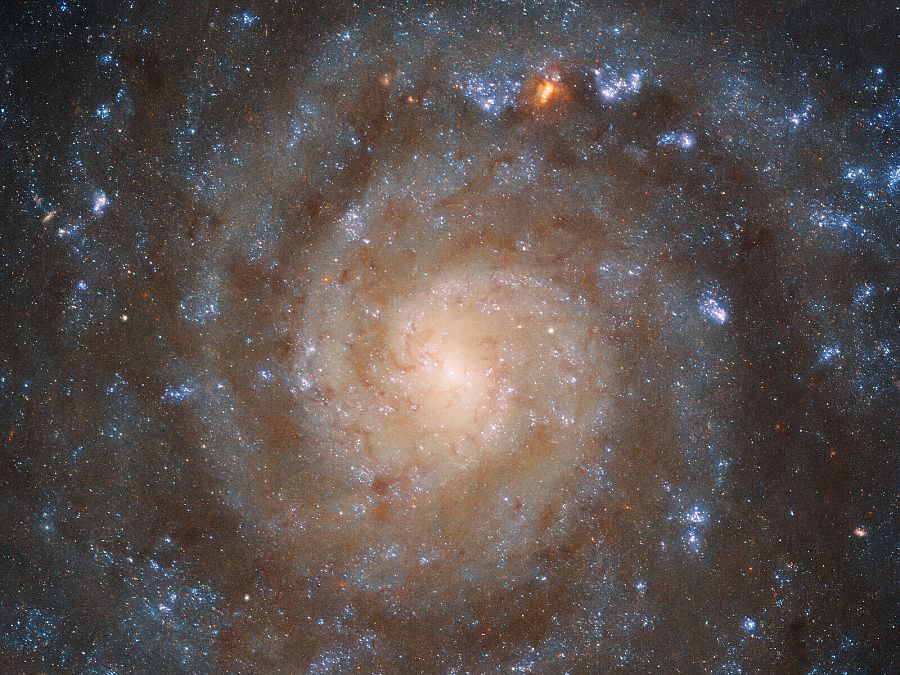 Galaxia 'IC 5332' captada por el telescopio Hubble