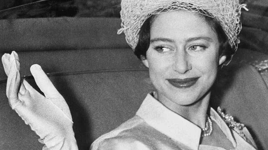 La princesa Margarita de Inglaterra en los años 50