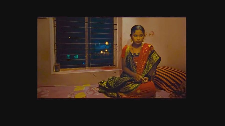 Nupur en el burdel cuando la entrevistaron con apenas 15 años