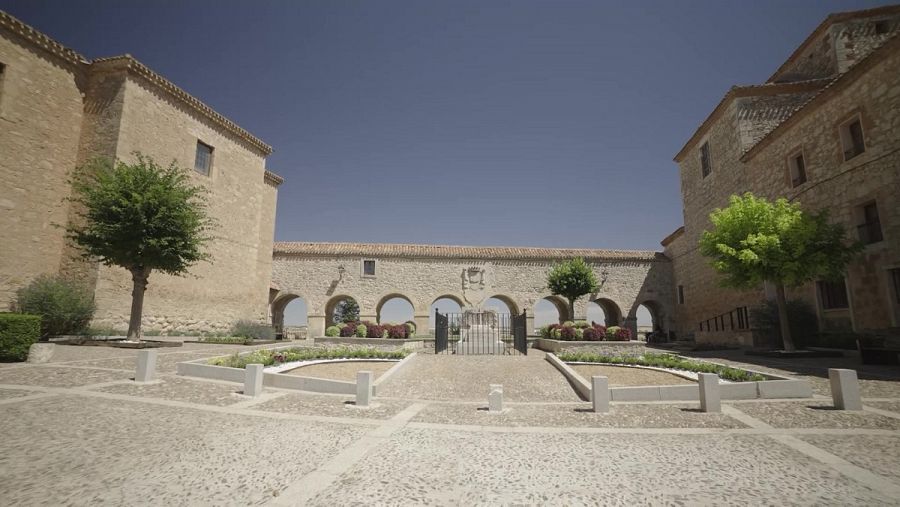 La Plaza de Santa Clara en el municipio de Lerma