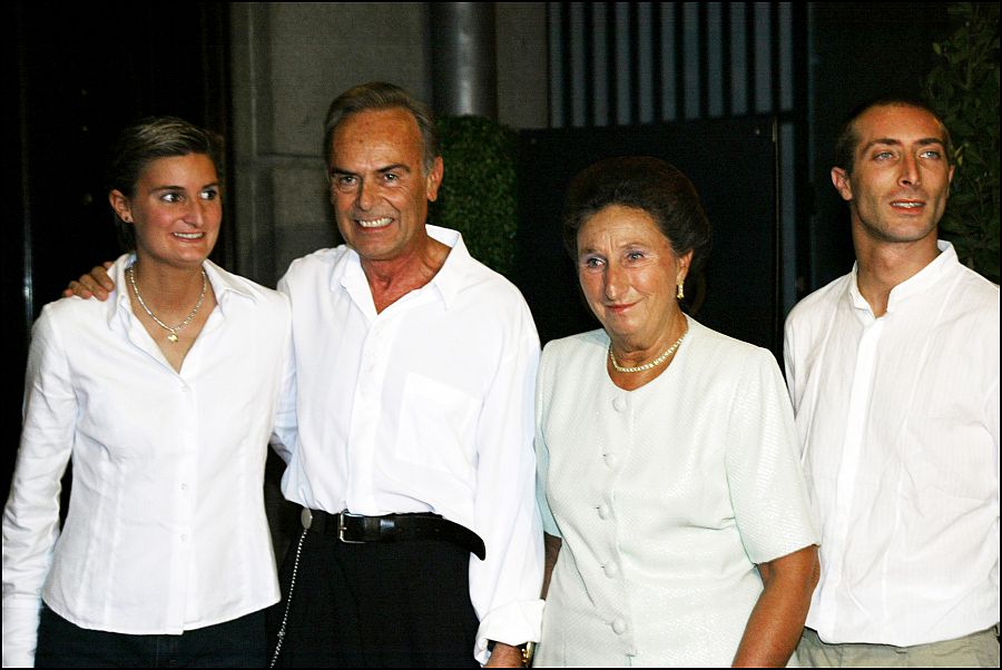Margarita de Borbón, Carlos Zurita, María Zurita y Alfonso Zurita