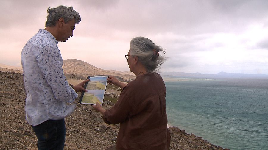 Observando la evolución de las dunas en las playas de Jandía