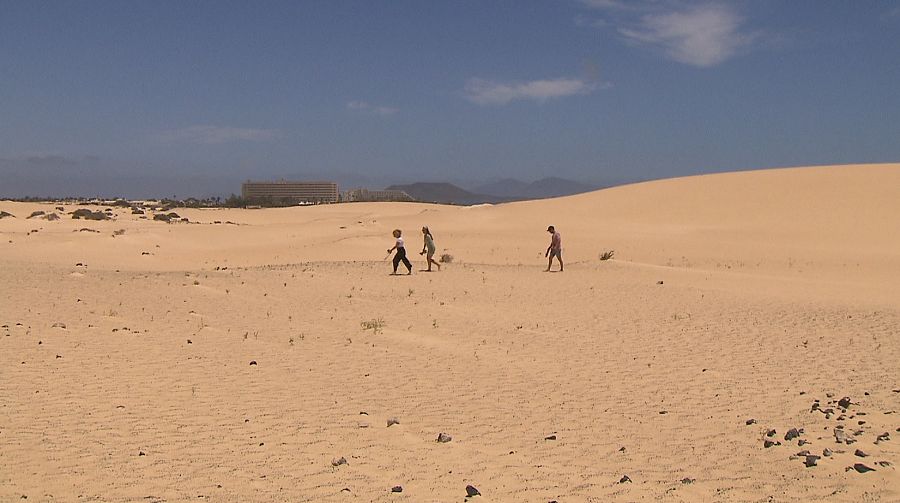 Las dunas de Corralejo, en Fuerteventura