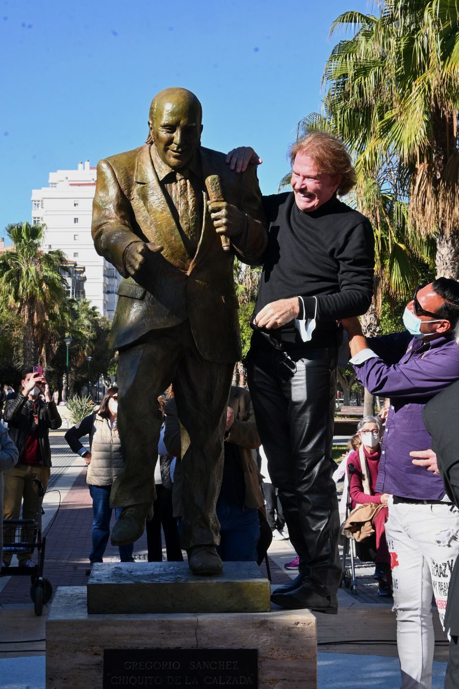 Estatua de Chiquito de la Calzada en Málaga