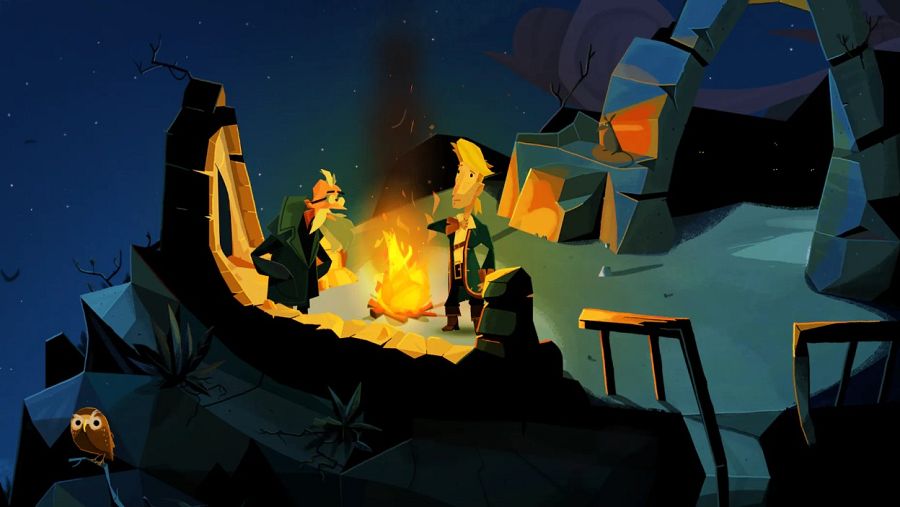 Guybrush regresa a Mêlée Island, donde se reencuentra con el vigía