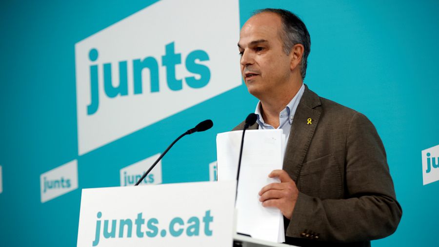 El secretari general de Junts, Jordi Turull, manté la neutralitat a la votació