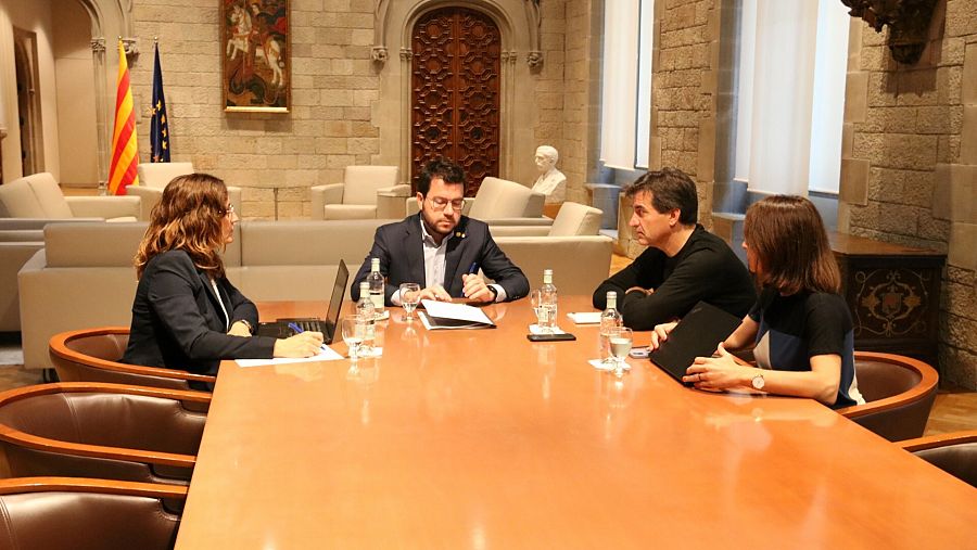 Pere Aragonès es reuneix amb el seu equip per dissenyar el nou Govern | ACN