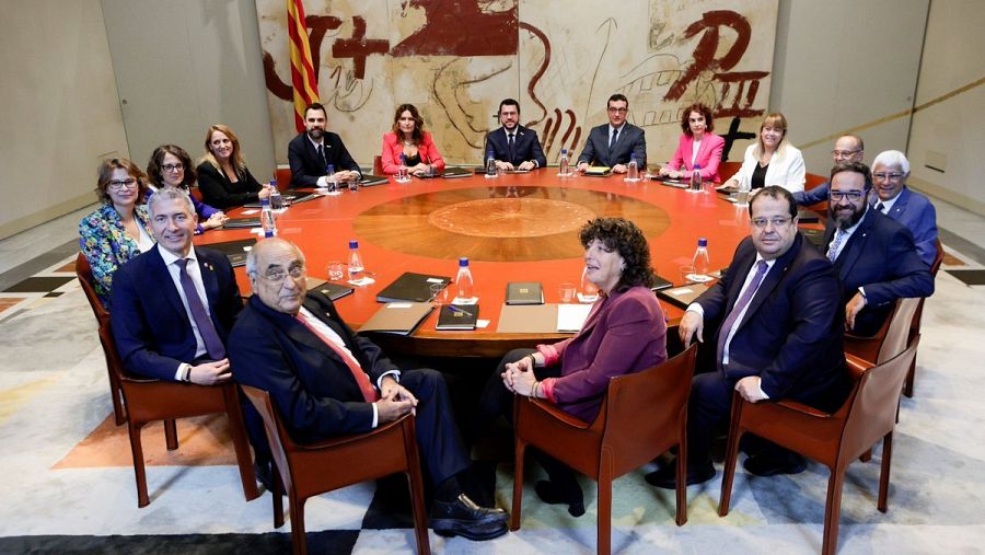 El nou Govern de Pere Aragonès participa a la primera reunió de l'Executiu